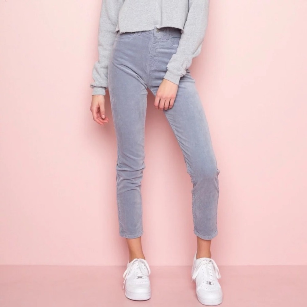 brandy melville john galt light blue jane corduroy